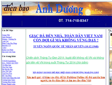 Tablet Screenshot of anhduong.net